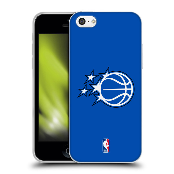 NBA Orlando Magic Logo Blue Soft Gel Case for Apple iPhone 5c