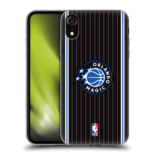 NBA Orlando Magic Logo Black Design Soft Gel Case for Apple iPhone XR