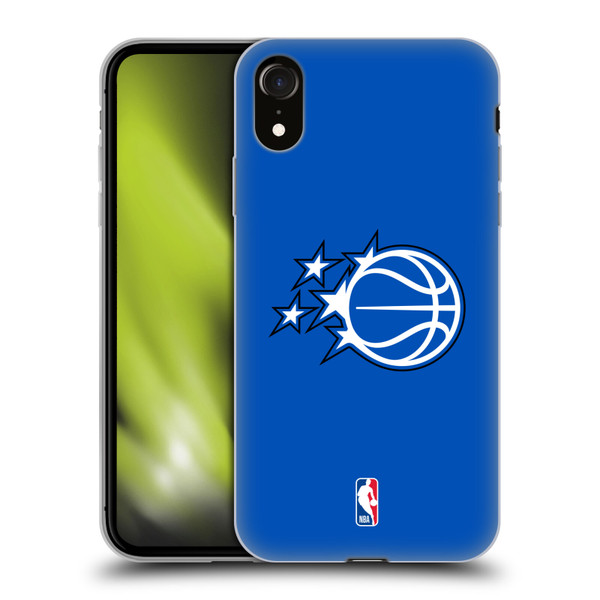 NBA Orlando Magic Logo Blue Soft Gel Case for Apple iPhone XR