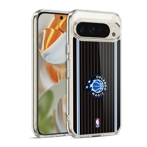 NBA Orlando Magic Logo Black Design Soft Gel Case for Google Pixel 9 / Pixel 9 Pro