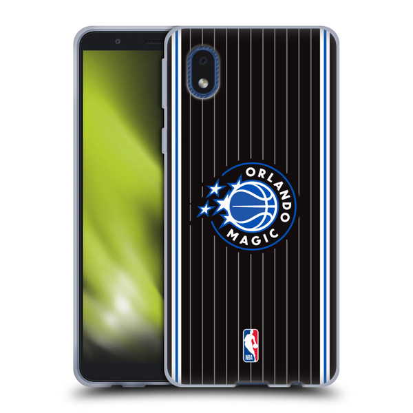 NBA Orlando Magic Logo Black Design Soft Gel Case for Samsung Galaxy A01 Core (2020)