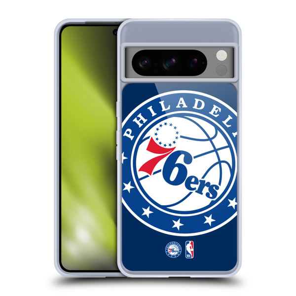NBA Philadelphia 76ers Logo Oversized Soft Gel Case for Google Pixel 8 Pro
