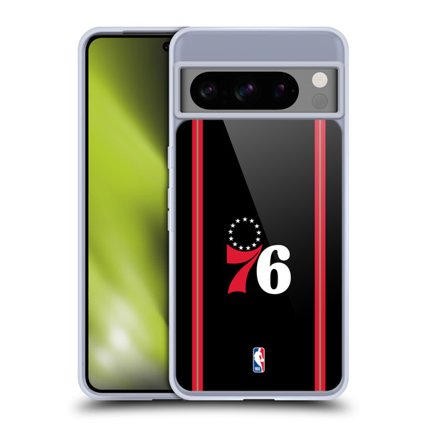 NBA Philadelphia 76ers Logo Retro Design Soft Gel Case for Google Pixel 8 Pro