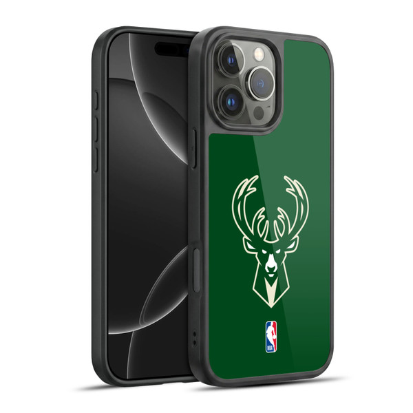 NBA Milwaukee Bucks Logo Green Gel Armour Case For Apple iPhone 16 Pro Max