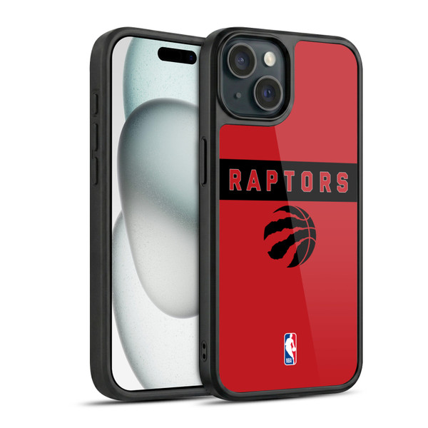 NBA Toronto Raptors Logo Red Design Gel Armour Case For Apple iPhone 15