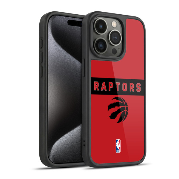 NBA Toronto Raptors Logo Red Design Gel Armour Case For Apple iPhone 15 Pro