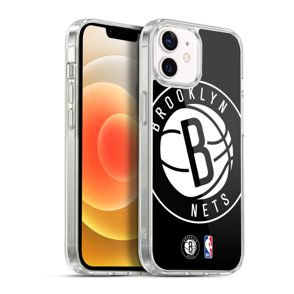 NBA Brooklyn Nets Logo Oversized Soft Gel Case for Apple iPhone 12 / iPhone 12 Pro & MagSafe