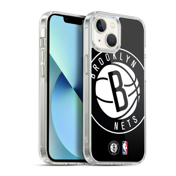 NBA Brooklyn Nets Logo Oversized Soft Gel Case for Apple iPhone 13