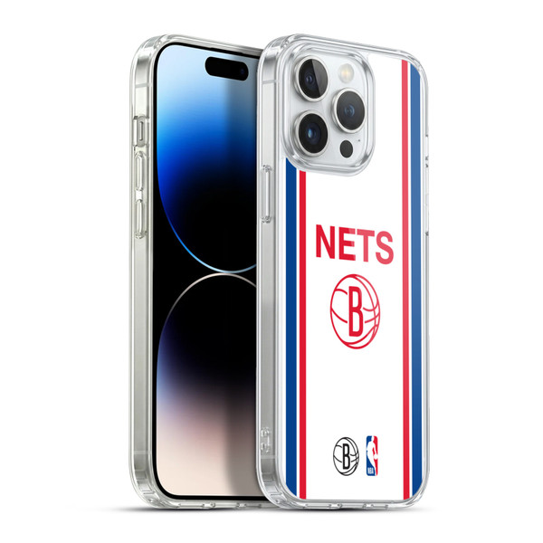 NBA Brooklyn Nets Logo Retro Design Soft Gel Case for Apple iPhone 13 Pro Max & MagSafe
