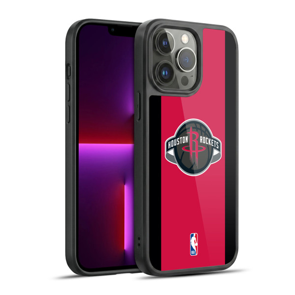 NBA Houston Rockets Logo Red Design Gel Armour Case For Apple iPhone 13 Pro Max