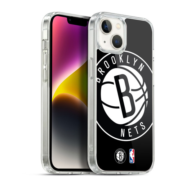 NBA Brooklyn Nets Logo Oversized Soft Gel Case for Apple iPhone 14 Plus & MagSafe
