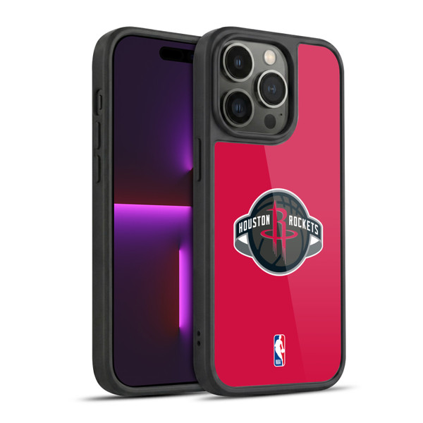 NBA Houston Rockets Logo Red Gel Armour Case For Apple iPhone 14 Pro