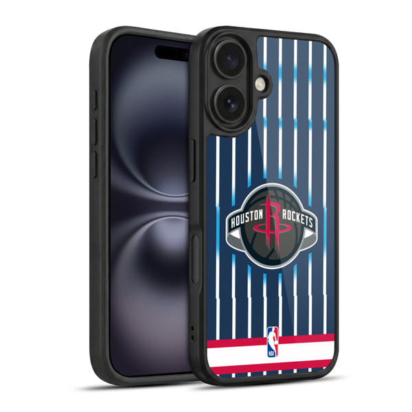 NBA Houston Rockets Logo Retro Design Gel Armour Case For Apple iPhone 16