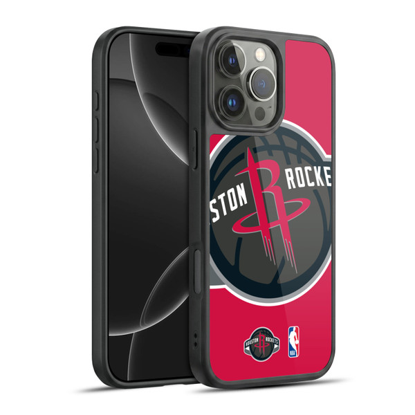 NBA Houston Rockets Logo Oversized Gel Armour Case For Apple iPhone 16 Pro Max