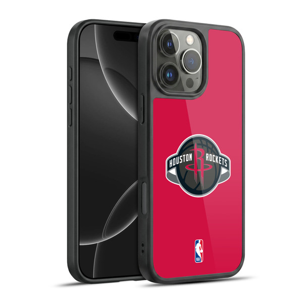 NBA Houston Rockets Logo Red Gel Armour Case For Apple iPhone 16 Pro Max