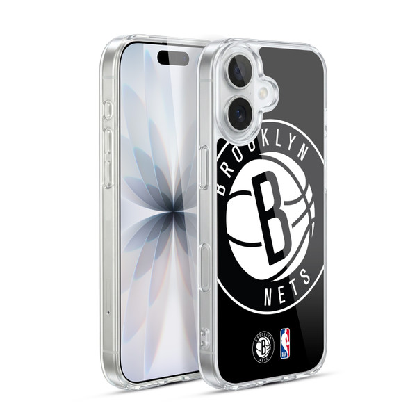 NBA Brooklyn Nets Logo Oversized Soft Gel Case for Apple iPhone 17