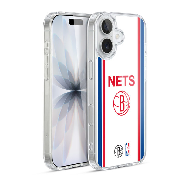 NBA Brooklyn Nets Logo Retro Design Soft Gel Case for Apple iPhone 17