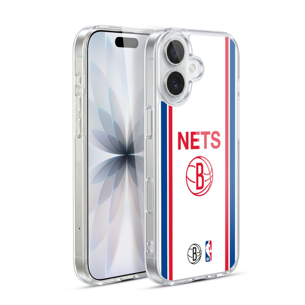 NBA Brooklyn Nets Logo Retro Design Soft Gel Case for Apple iPhone 17