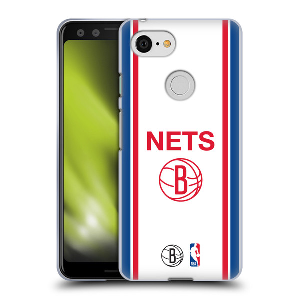 NBA Brooklyn Nets Logo Retro Design Soft Gel Case for Google Pixel 3