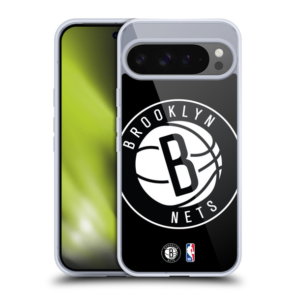 NBA Brooklyn Nets Logo Oversized Soft Gel Case for Google Pixel 9 Pro XL