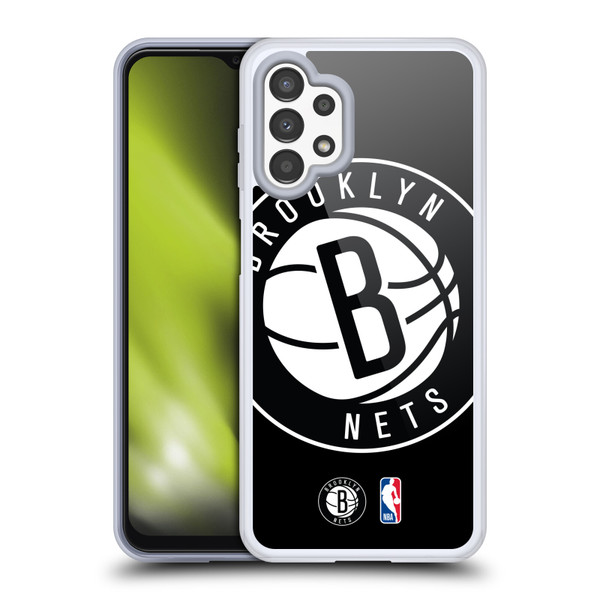 NBA Brooklyn Nets Logo Oversized Soft Gel Case for Samsung Galaxy A13 (2022)