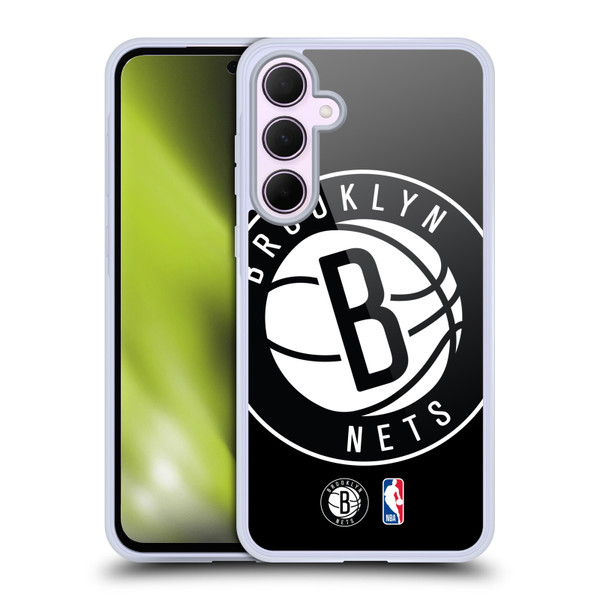 NBA Brooklyn Nets Logo Oversized Soft Gel Case for Samsung Galaxy A35 5G
