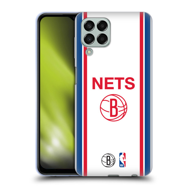 NBA Brooklyn Nets Logo Retro Design Soft Gel Case for Samsung Galaxy M33 (2022)