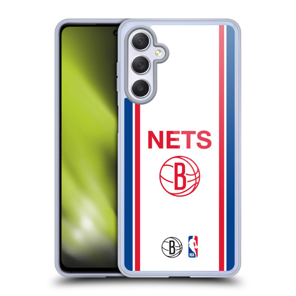 NBA Brooklyn Nets Logo Retro Design Soft Gel Case for Samsung Galaxy M54 5G