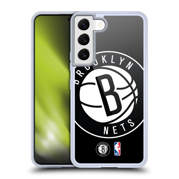 NBA Brooklyn Nets Logo Oversized Soft Gel Case for Samsung Galaxy S22 5G & MagSafe