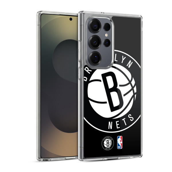NBA Brooklyn Nets Logo Oversized Soft Gel Case for Samsung Galaxy S25 Ultra & MagSafe