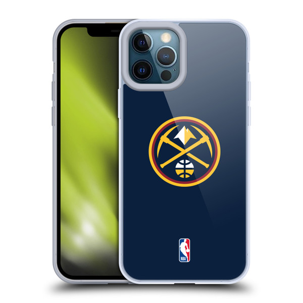NBA Denver Nuggets Logo Midnight Blue Soft Gel Case for Apple iPhone 12 Pro Max & MagSafe