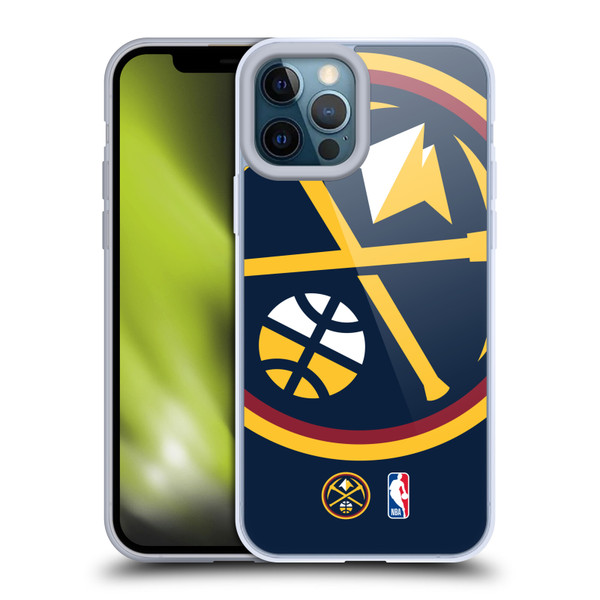 NBA Denver Nuggets Logo Oversized Soft Gel Case for Apple iPhone 12 Pro Max & MagSafe