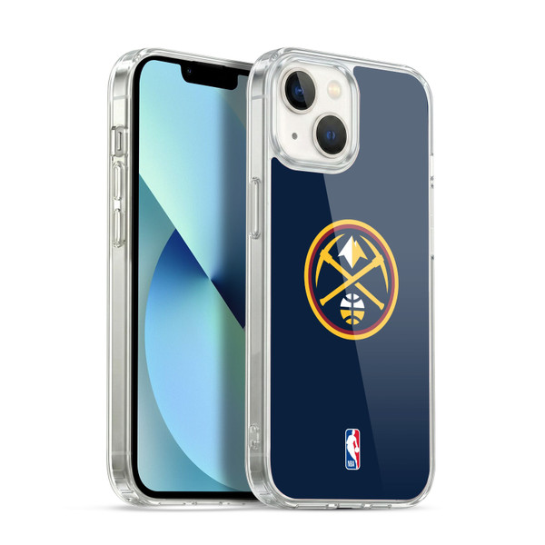 NBA Denver Nuggets Logo Midnight Blue Soft Gel Case for Apple iPhone 13