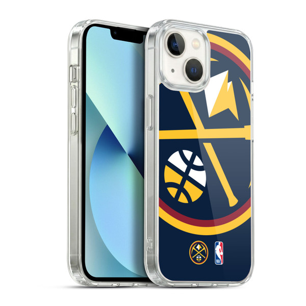 NBA Denver Nuggets Logo Oversized Soft Gel Case for Apple iPhone 13