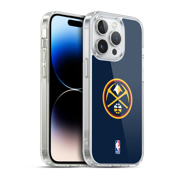 NBA Denver Nuggets Logo Midnight Blue Soft Gel Case for Apple iPhone 13 Pro & MagSafe