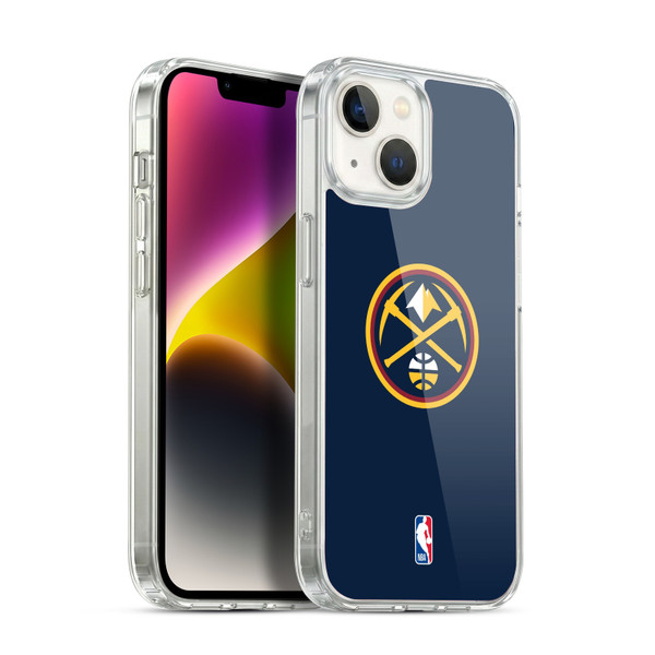 NBA Denver Nuggets Logo Midnight Blue Soft Gel Case for Apple iPhone 14