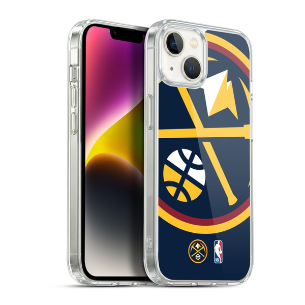 NBA Denver Nuggets Logo Oversized Soft Gel Case for Apple iPhone 14 Plus & MagSafe