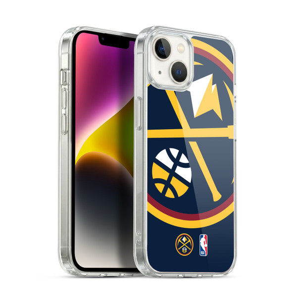 NBA Denver Nuggets Logo Oversized Soft Gel Case for Apple iPhone 14 Plus & MagSafe