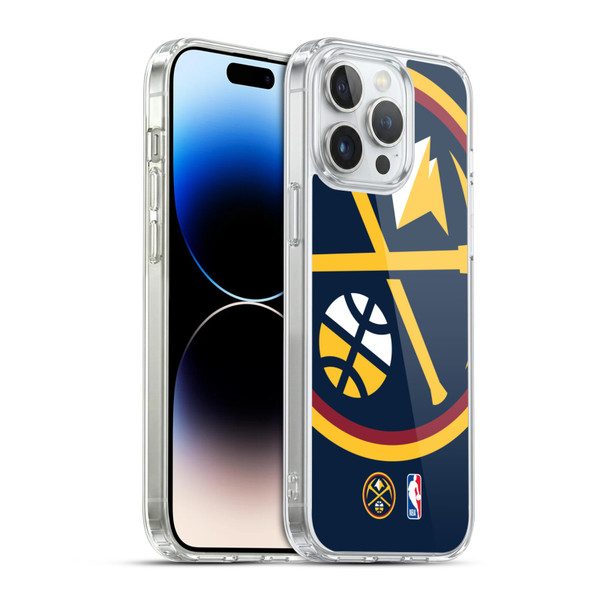 NBA Denver Nuggets Logo Oversized Soft Gel Case for Apple iPhone 14 Pro Max & MagSafe