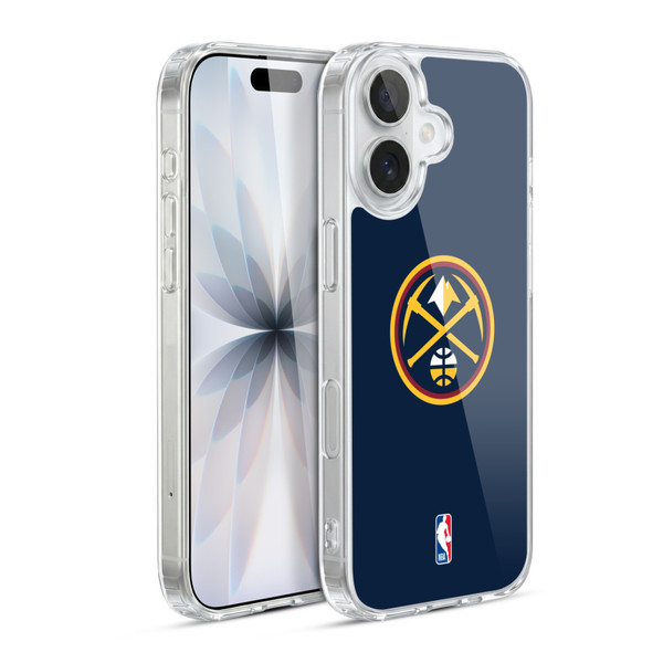 NBA Denver Nuggets Logo Midnight Blue Soft Gel Case for Apple iPhone 17