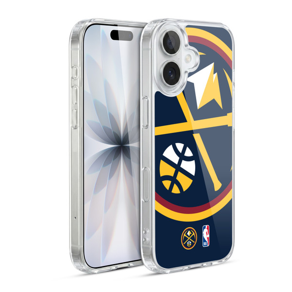 NBA Denver Nuggets Logo Oversized Soft Gel Case for Apple iPhone 17