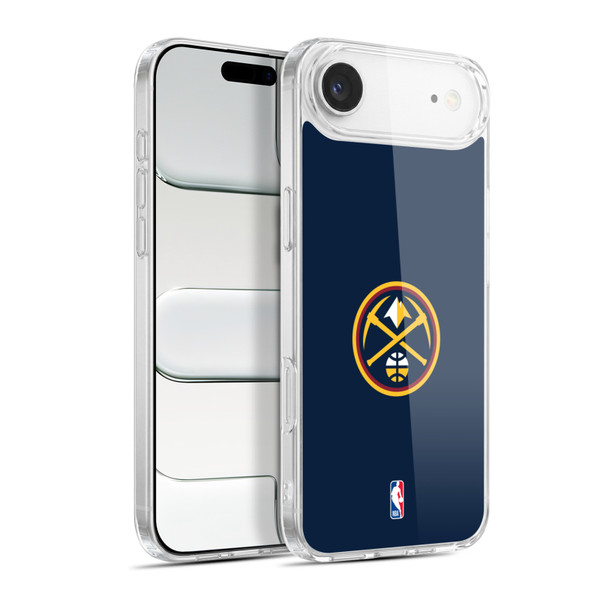 NBA Denver Nuggets Logo Midnight Blue Soft Gel Case for Apple iPhone 17 Air