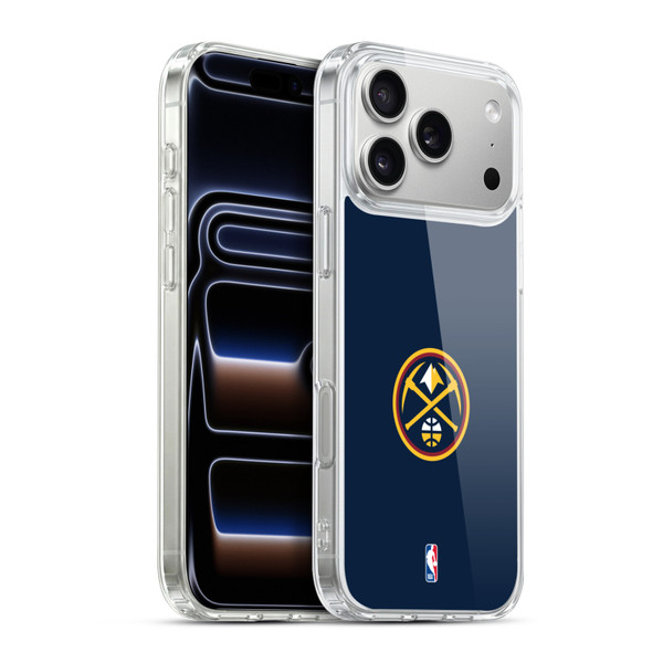 NBA Denver Nuggets Logo Midnight Blue Soft Gel Case for Apple iPhone 17 Pro Max