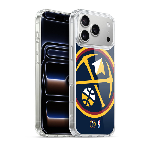 NBA Denver Nuggets Logo Oversized Soft Gel Case for Apple iPhone 17 Pro Max