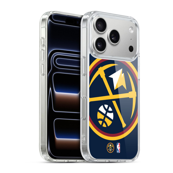 NBA Denver Nuggets Logo Oversized Soft Gel Case for Apple iPhone 17 Pro