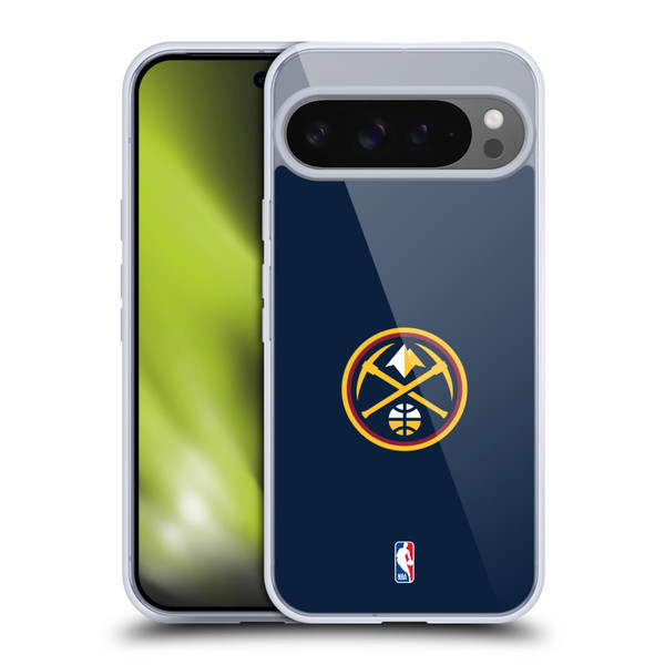NBA Denver Nuggets Logo Midnight Blue Soft Gel Case for Google Pixel 9 Pro XL
