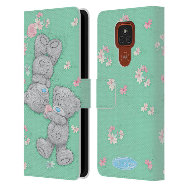 Me To You Classic Tatty Teddy Together Leather Book Wallet Case Cover For Motorola Moto E7 Plus