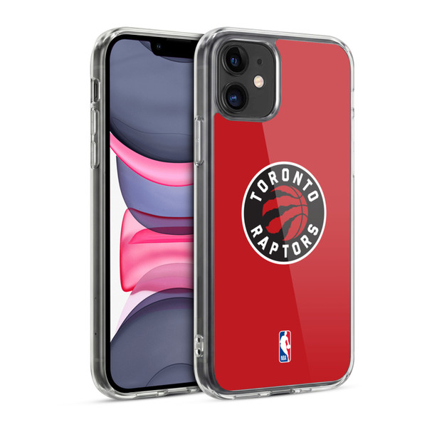NBA Toronto Raptors Logo Red Soft Gel Case for Apple iPhone 11