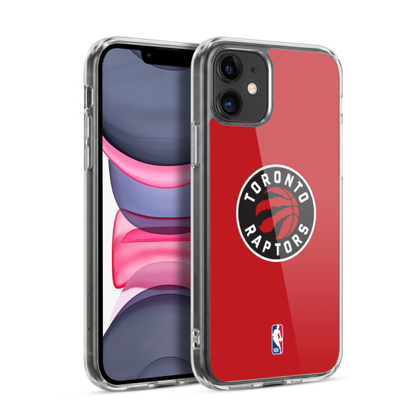NBA Toronto Raptors Logo Red Soft Gel Case for Apple iPhone 11
