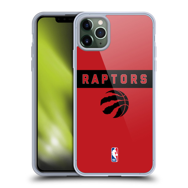 NBA Toronto Raptors Logo Red Design Soft Gel Case for Apple iPhone 11 Pro Max & MagSafe